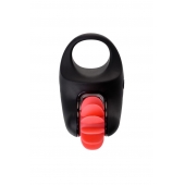 Чёрно-красное эрекционное виброкольцо Erotist - Erotist Adult Toys - в Орехово-Зуево купить с доставкой