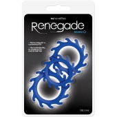 Набор из 3 синих эрекционных колец Renegade Gears - NS Novelties - в Орехово-Зуево купить с доставкой