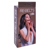 Кляп-трензель Lora с металлическими кольцами - Rebelts - купить с доставкой в Орехово-Зуево