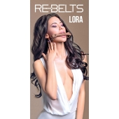 Кляп-трензель Lora с металлическими кольцами - Rebelts - купить с доставкой в Орехово-Зуево