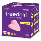 Женские гигиенические тампоны без веревочки FREEDOM mini - 3 шт. - Freedom - купить с доставкой в Орехово-Зуево
