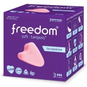 Женские гигиенические тампоны без веревочки FREEDOM normal - 3 шт. - Freedom - купить с доставкой в Орехово-Зуево