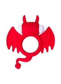 Красное эрекционное кольцо на пенис JOS COCKY DEVIL - JOS - в Орехово-Зуево купить с доставкой