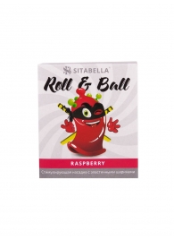 Стимулирующий презерватив-насадка Roll   Ball Raspberry - Sitabella - купить с доставкой в Орехово-Зуево
