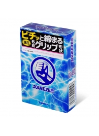 Презервативы Sagami Squeeze волнистой формы - 5 шт. - Sagami - купить с доставкой в Орехово-Зуево