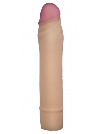 Телесная насадка-удлинитель из неоскин - 19,5 см. - LOVETOY (А-Полимер) - в Орехово-Зуево купить с доставкой