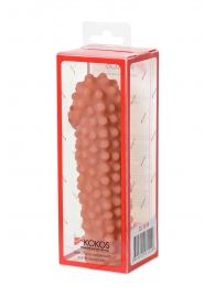 Телесная насадка на фаллос с бугорками KOKOS Extreme Sleeve 10 - 15,8 см. - KOKOS - в Орехово-Зуево купить с доставкой