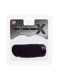 Черная веревка для связывания BONDX LOVE ROPE - 10 м. - Dream Toys - купить с доставкой в Орехово-Зуево
