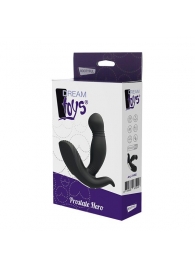 Черный вибромассажер простаты PROSTATE HERO - Dream Toys - в Орехово-Зуево купить с доставкой