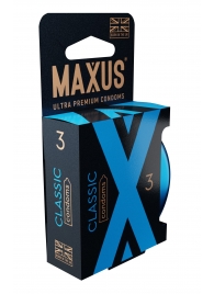 Классические презервативы в железном кейсе MAXUS Classic - 3 шт. - Maxus - купить с доставкой в Орехово-Зуево