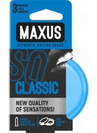 Классические презервативы в железном кейсе MAXUS Classic - 3 шт. - Maxus - купить с доставкой в Орехово-Зуево