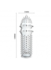 Закрытая прозрачная насадка Crystal sleeve - 14,2 см. - Erowoman-Eroman - в Орехово-Зуево купить с доставкой
