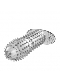 Закрытая прозрачная насадка Crystal sleeve - 12 см. - Erowoman-Eroman - в Орехово-Зуево купить с доставкой