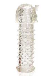 Закрытая прозрачная насадка на пенис Crystal Sleeve Faraon - 13,5 см. - Erowoman-Eroman - в Орехово-Зуево купить с доставкой