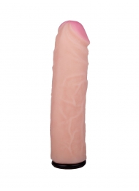 Черный пояс-трусики с насадкой  Гламур Dana  - 15,5 см. - LOVETOY (А-Полимер) - купить с доставкой в Орехово-Зуево