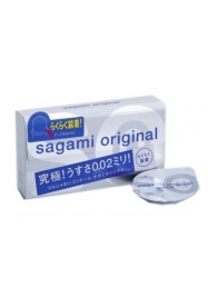 Ультратонкие презервативы Sagami Original QUICK - 6 шт. - Sagami - купить с доставкой в Орехово-Зуево