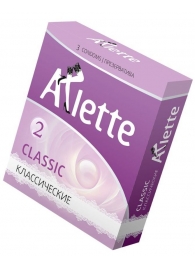 Классические презервативы Arlette Classic - 3 шт. - Arlette - купить с доставкой в Орехово-Зуево