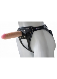 Универсальный мягкий пояс с насадкой Hard brutal BDSM-КОНСУЛ - 17 см. - LOVETOY (А-Полимер) - купить с доставкой в Орехово-Зуево