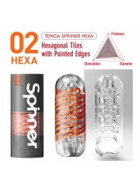 Мастурбатор SPINNER Hexa - Tenga - в Орехово-Зуево купить с доставкой