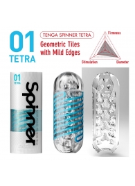 Мастурбатор SPINNER Tetra - Tenga - в Орехово-Зуево купить с доставкой