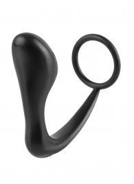 Эрекционное кольцо с анальной пробкой Ass-Gasm Cockring Plug - Pipedream - в Орехово-Зуево купить с доставкой