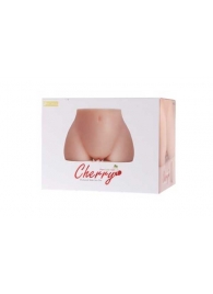 Мастурбатор-полуторс Cherry с вибрацией и двумя любовными тоннелями - KOKOS - в Орехово-Зуево купить с доставкой