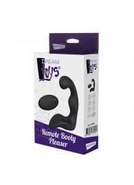 Черный вибромассажер простаты REMOTE BOOTY PLEASER - Dream Toys - в Орехово-Зуево купить с доставкой