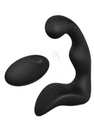 Черный вибромассажер простаты REMOTE BOOTY PLEASER - Dream Toys - в Орехово-Зуево купить с доставкой