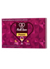 Женский возбудитель мгновенного действия Forte Love Power - 7 ампул (2,5 мл.) - Капиталпродукт - купить с доставкой в Орехово-Зуево