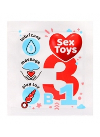 Гель-лубрикант на водной основе Sex Toys - 4 гр. - Биоритм - купить с доставкой в Орехово-Зуево