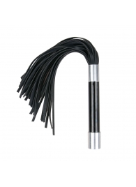 Черная плеть Easytoys Flogger With Metal Grip - 38 см. - Easy toys - купить с доставкой в Орехово-Зуево