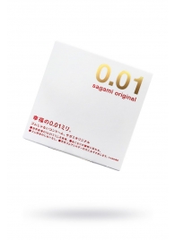 Супертонкий презерватив Sagami Original 0.01 - 1 шт. - Sagami - купить с доставкой в Орехово-Зуево