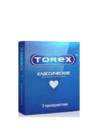 Гладкие презервативы Torex  Классические  - 3 шт. - Torex - купить с доставкой в Орехово-Зуево