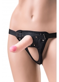 Телесный страпон на трусиках Realstick Jax - 17,9 см. - ToyFa - купить с доставкой в Орехово-Зуево