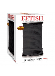Черная веревка для связывания Bondage Rope - 60,9 м. - Pipedream - купить с доставкой в Орехово-Зуево