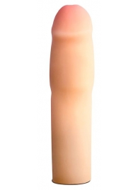 Телесная насадка-удлинитель на пенис PERFORMANCE 1.5INCH COCK XTENDER - 16 см. - Blush Novelties - в Орехово-Зуево купить с доставкой