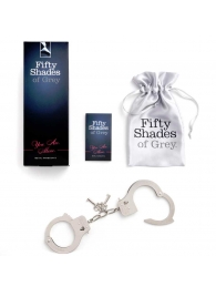 Металлические наручники Metal Handcuffs - Fifty Shades of Grey - купить с доставкой в Орехово-Зуево