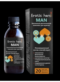 Мужской биогенный концентрат для усиления эрекции Erotic hard Man - 250 мл. - Erotic Hard - купить с доставкой в Орехово-Зуево
