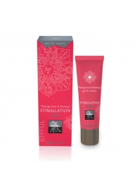 Возбуждающий интимный гель для двоих STIMULATION GEL Pomegranate   Nutmeg - 30 мл. - Shiatsu - купить с доставкой в Орехово-Зуево