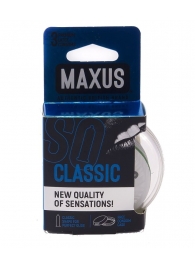 Классические презервативы в пластиковом кейсе MAXUS Classic - 3 шт. - Maxus - купить с доставкой в Орехово-Зуево