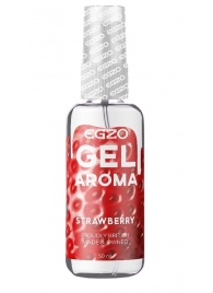 Интимный лубрикант EGZO AROMA с ароматом клубники - 50 мл. - EGZO - купить с доставкой в Орехово-Зуево