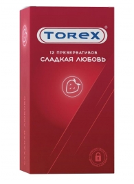 Презервативы Torex  Сладкая любовь  с ароматом клубники - 12 шт. - Torex - купить с доставкой в Орехово-Зуево