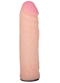 Пояс-трусики с насадкой Glamour Silver - 15,5 см. - LOVETOY (А-Полимер) - купить с доставкой в Орехово-Зуево