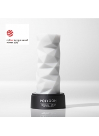 Белый 3D мастурбатор POLYGON - Tenga - в Орехово-Зуево купить с доставкой