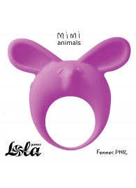 Фиолетовое эрекционное кольцо Fennec Phil - Lola Games - в Орехово-Зуево купить с доставкой