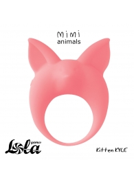 Оранжевое эрекционное кольцо Kitten Kyle - Lola Games - в Орехово-Зуево купить с доставкой