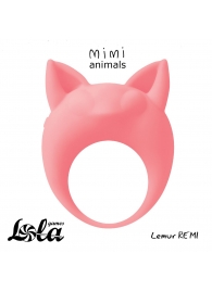 Оранжевое эрекционное кольцо Lemur Remi - Lola Games - в Орехово-Зуево купить с доставкой