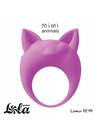 Фиолетовое эрекционное кольцо Lemur Remi - Lola Games - в Орехово-Зуево купить с доставкой
