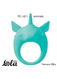 Зеленое эрекционное кольцо Unicorn Alfie - Lola Games - в Орехово-Зуево купить с доставкой