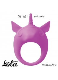 Фиолетовое эрекционное кольцо Unicorn Alfie - Lola Games - в Орехово-Зуево купить с доставкой